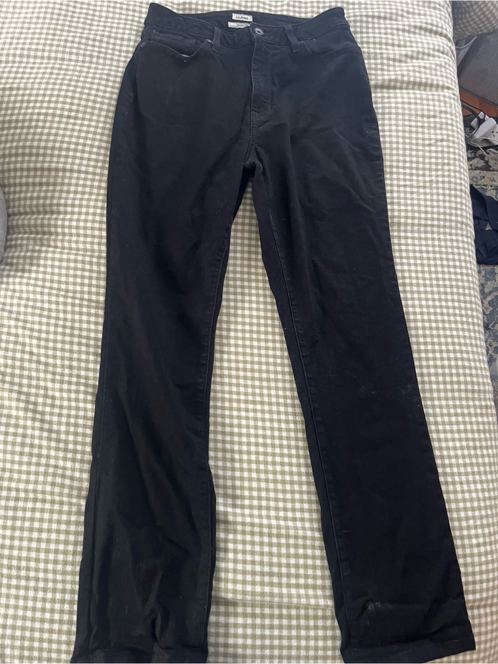 L.L. Bean Women’s Straight Leg Jeans in Black